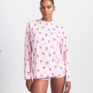 Skims Boyfriend Long Sleeve T-Shirt
